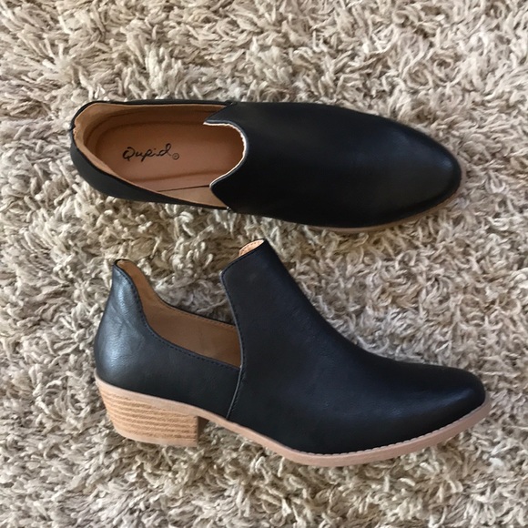 qupid open side booties