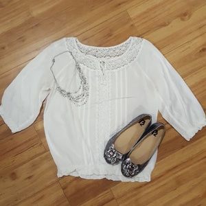 Peasant style top