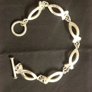 Fish Sterling silver bracelet