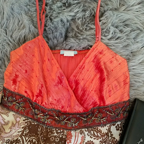 Embroidered sequin top - Picture 2 of 2