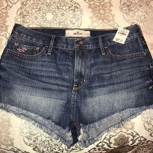 high waisted jean shorts