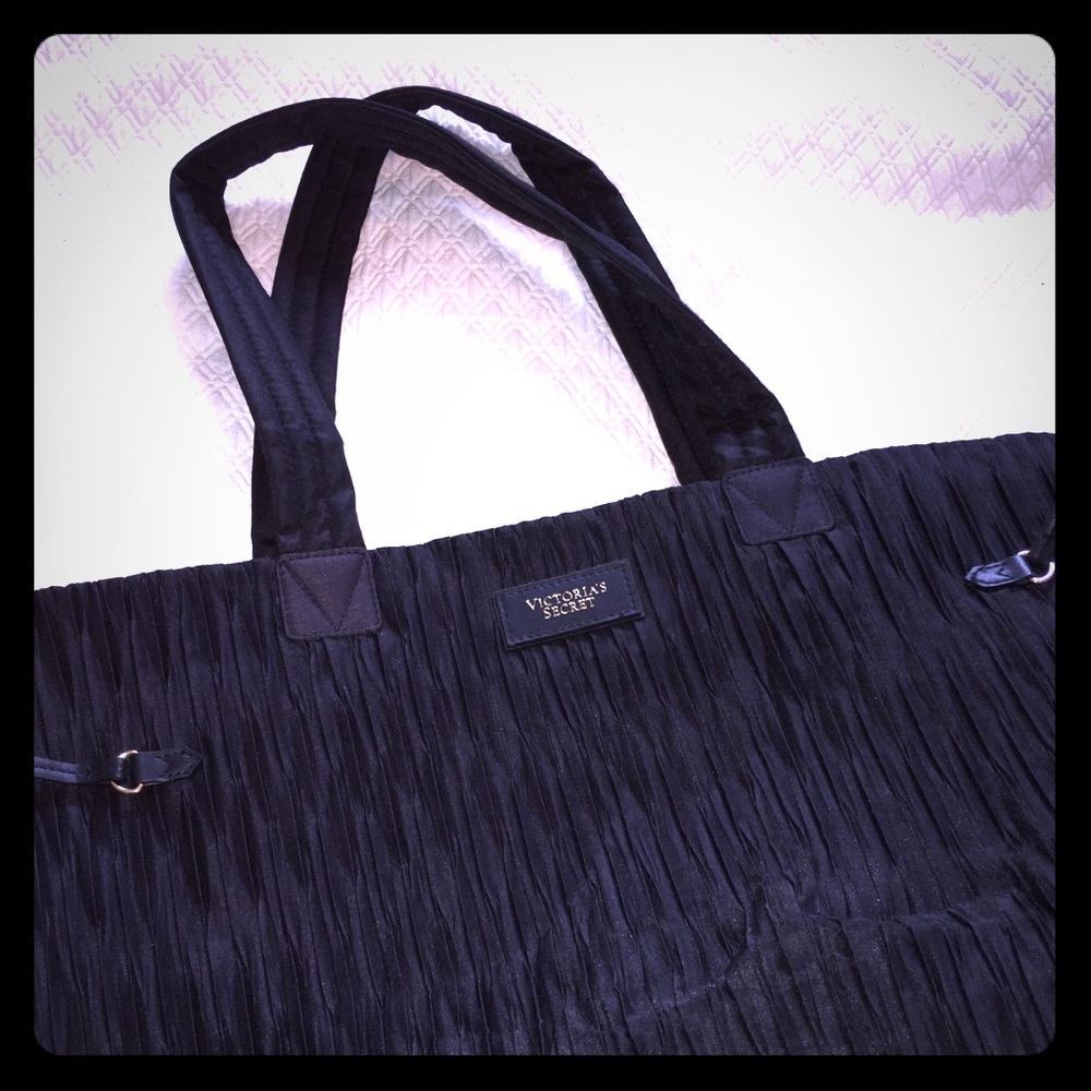 EUC Victoria Secret black tote bag