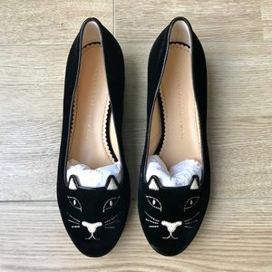 NIB Charlotte Olympia Kitty Flats 😻