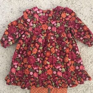 Toddler Little Girl's Corduroy Dress with Leggings