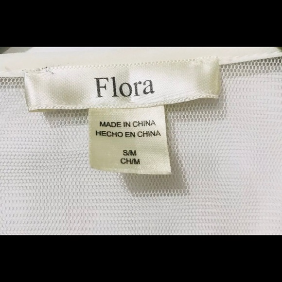 Flora full length sheer robe size s/m - Picture 5 of 6