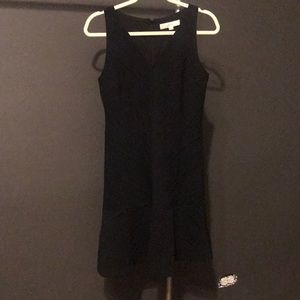 Ann Taylor Loft Black Work Dress, fit and flare