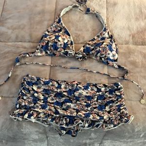 Juicy couture sexy vintage style swimsuit
