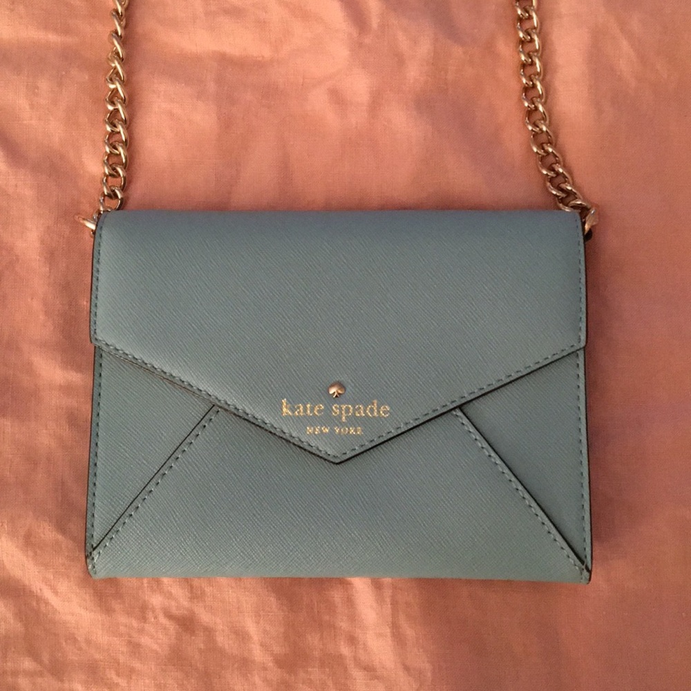 Robins Egg Blue Kate Spade Clutch