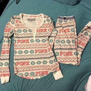 Pink Christmas Pajamas