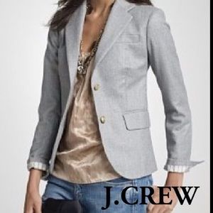 Gray wool jcrew blazer