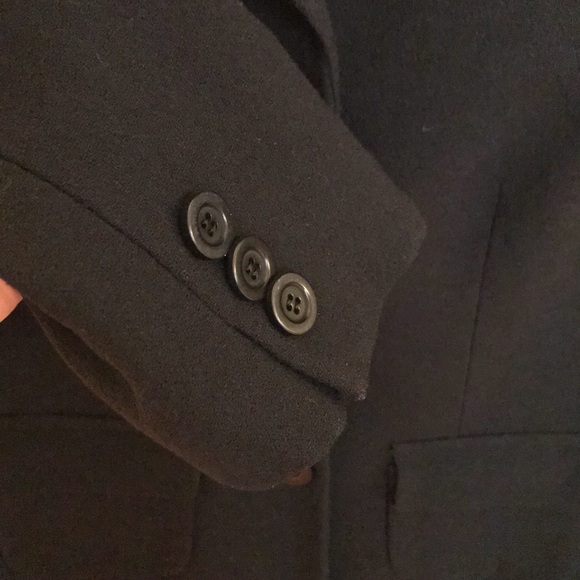 D&G Dolce & Gabbana Black Stretch Wool Blazer - Picture 3 of 7