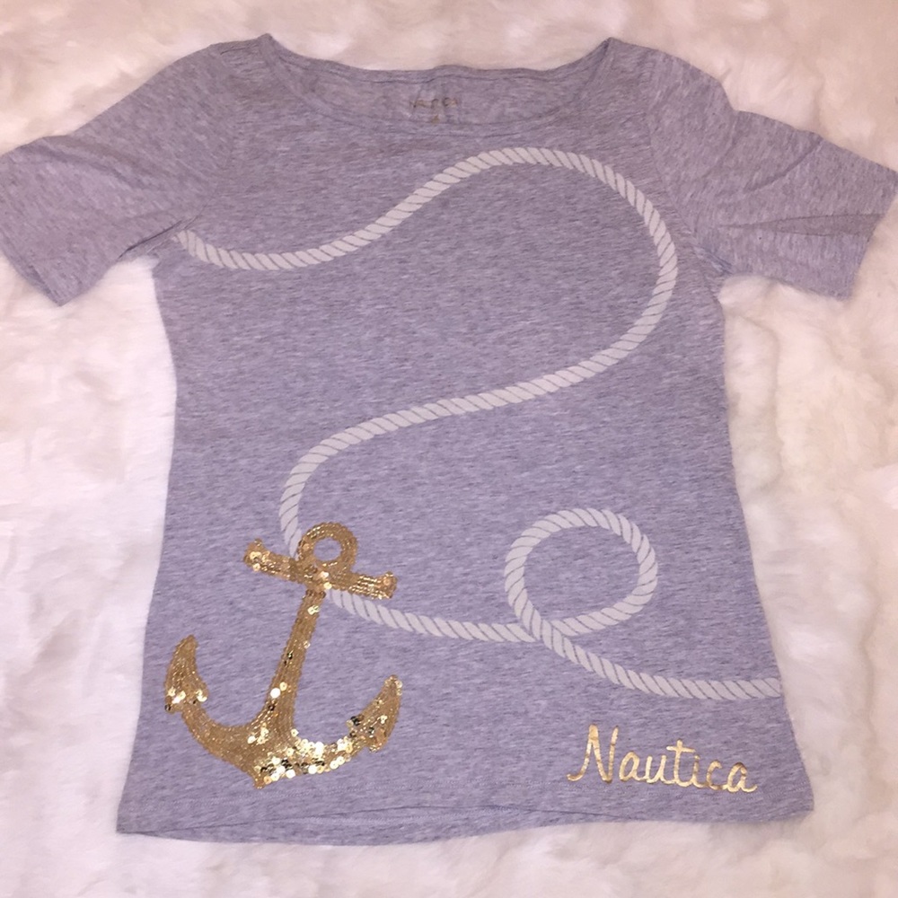⚓️ Nautica Sequin Anchor Shirt