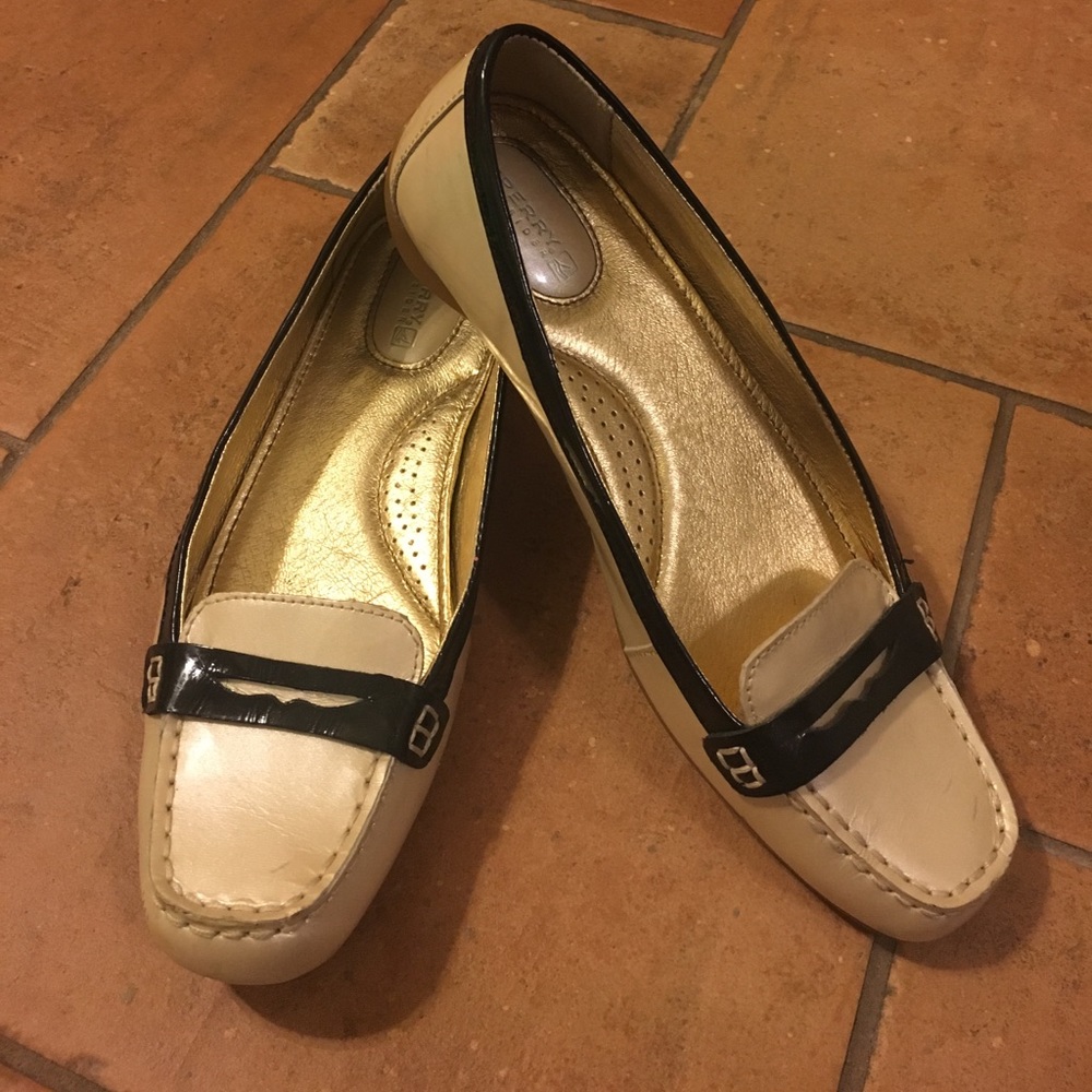 Cream Sperry Top-Sider Loafer