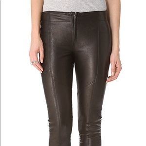 Siwy 100% lambskin leather leggings.
