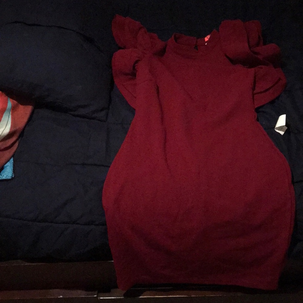 Dress burgundy