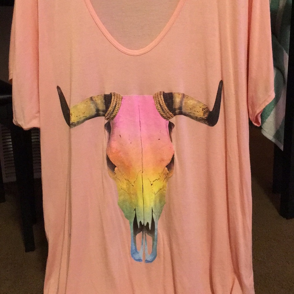 Show Your Mumu Ombré Bull Benji Tee