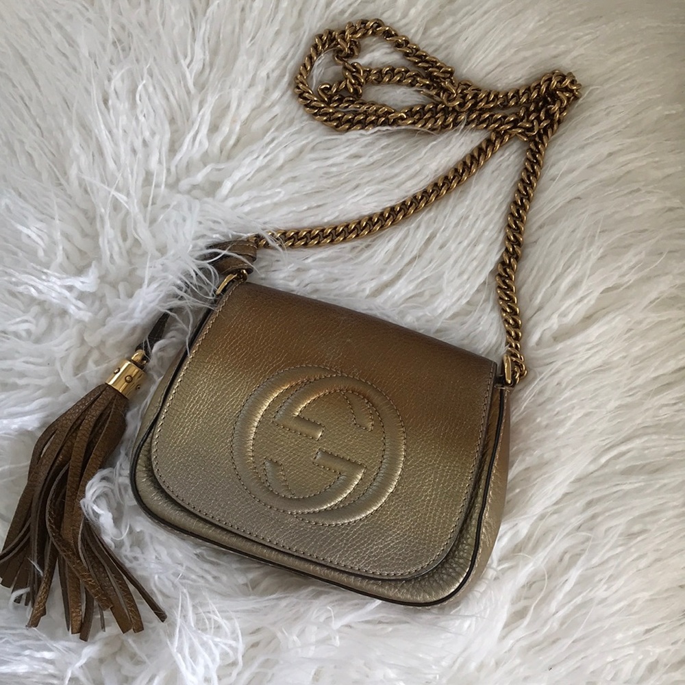 Gucci Soho Chain Crossbody Ombré Bag