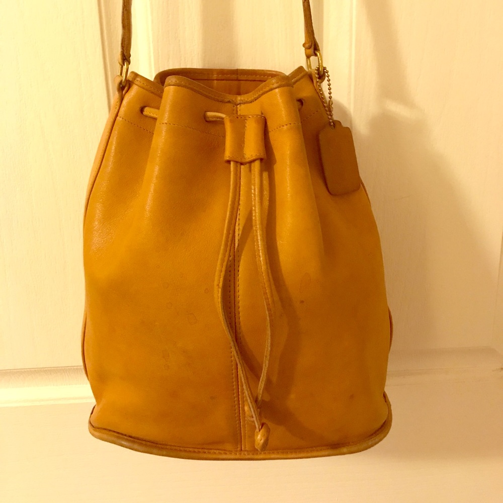 Rare Vintage Coach Bucket