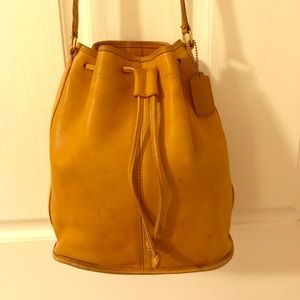 Rare Vintage Coach Bucket