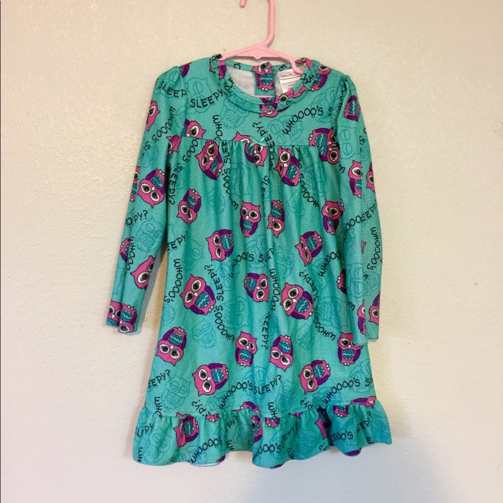 Owl Pajamas, girl, size 4-5T