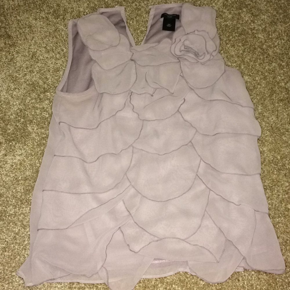Ann Taylor scallop top similar to Ashley Greene