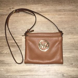 Authentic Michael Kors “luggage” color satchel🖤