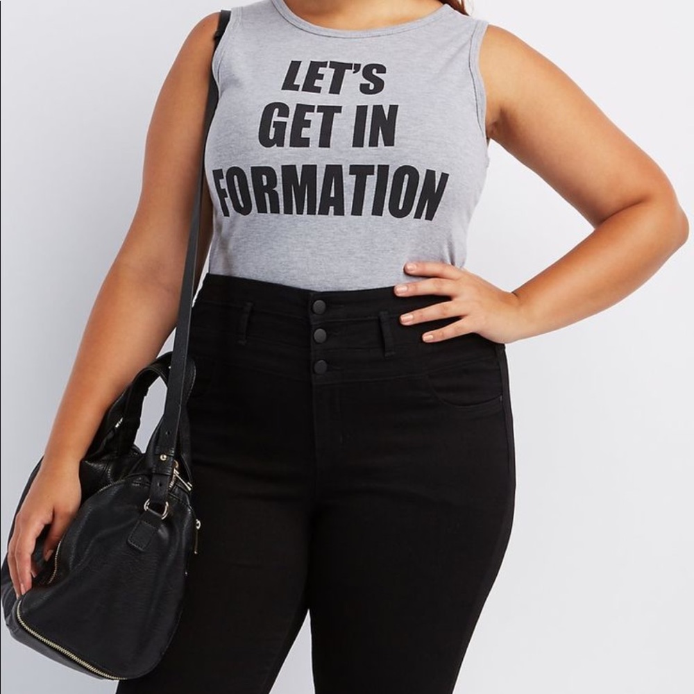 Plus Size Formation Graphic Bodysuit
