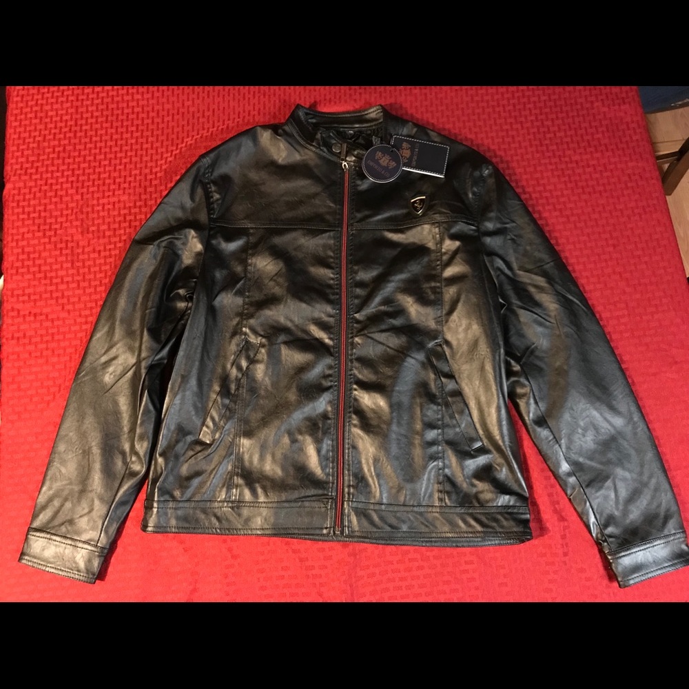 Ferrari Emporio & Co leather jacket
