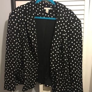 NWT polka-dot Blazer