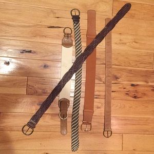 Collection of 5 different Forever 21 belts