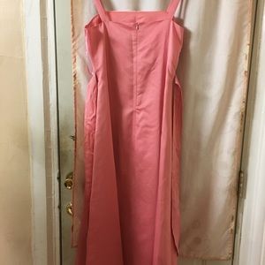 Coral color dress for girls size 18 , with jacket