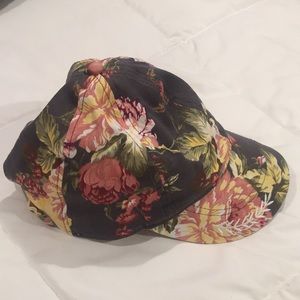 Floral print dad cap