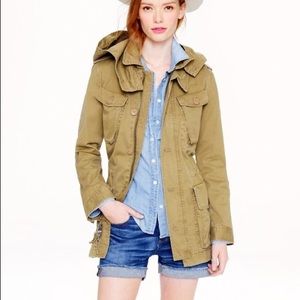 J. Crew boyfriend fatigue jacket.