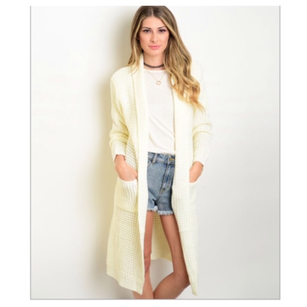 Ivory Cardigan Sweater