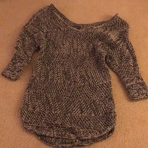 Off the shoulder sweater!