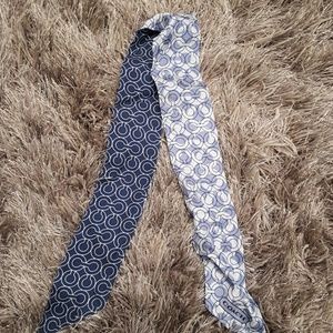 Coach silk ponytail scarf