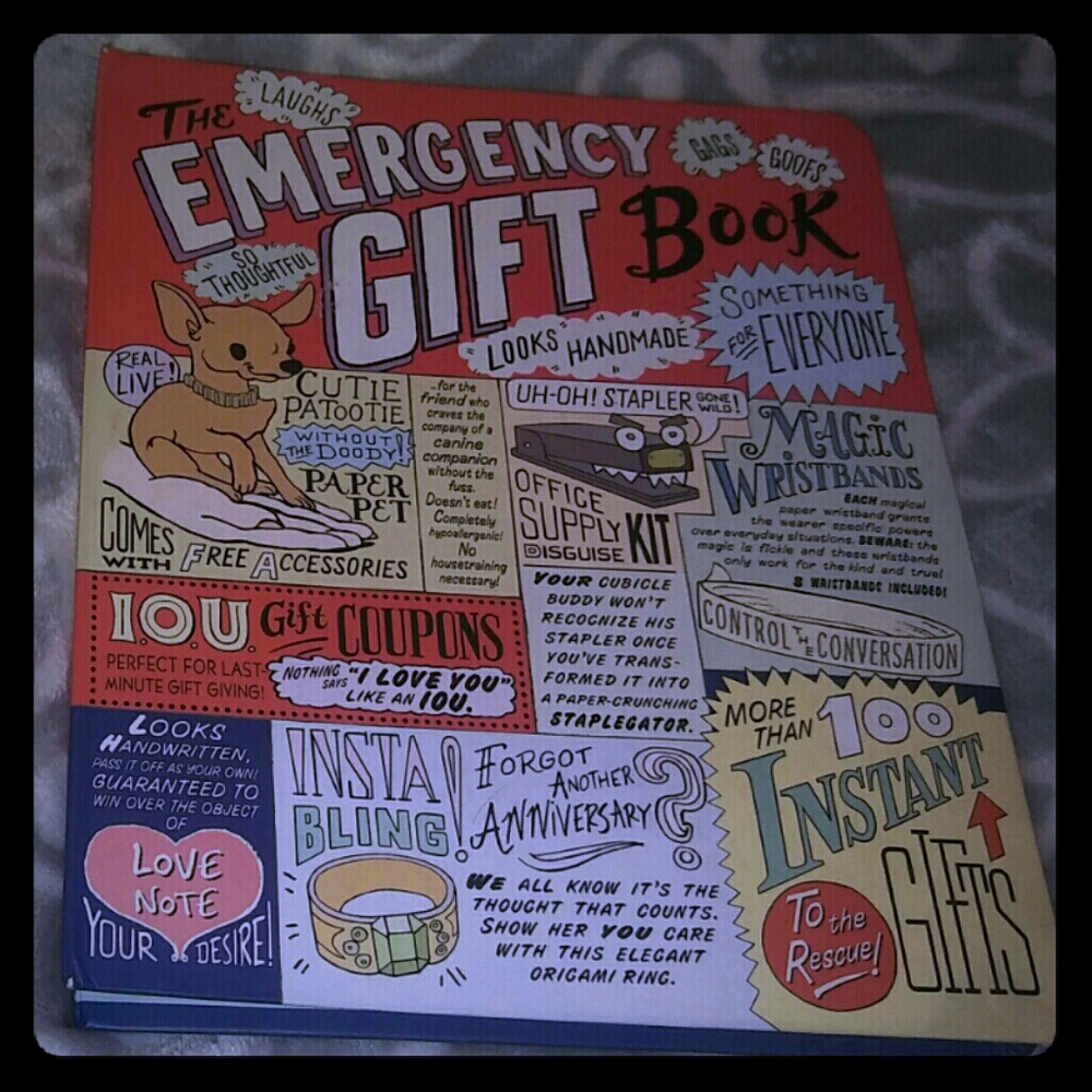 ⚡4 for $15 ⚡Emergency Gift Book!