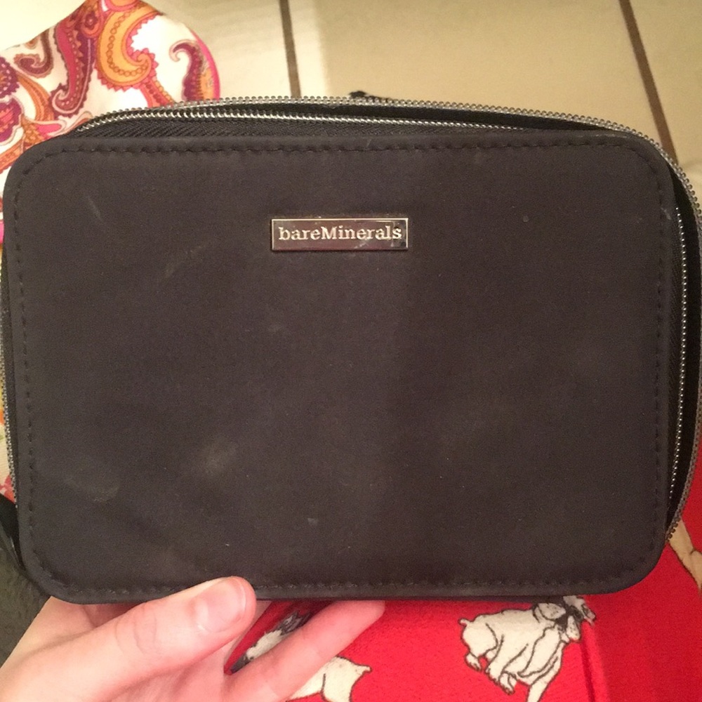 BareMinerals makeup bag with mirror