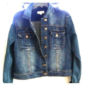 Lila Ryan cropped jean jacket