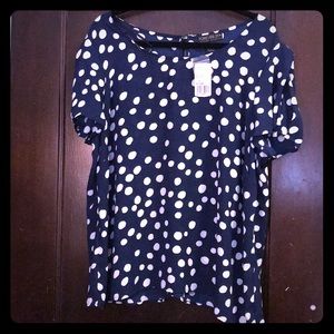 Forever 21+ polka dot top