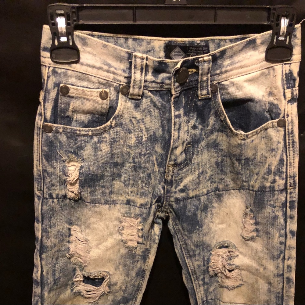 Stone washed jeans