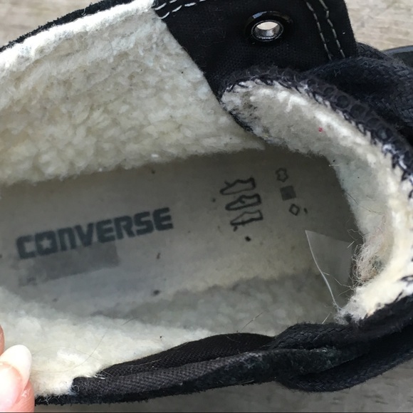 Black Soft Leather All Star Chuck Taylor Converse - Picture 2 of 4