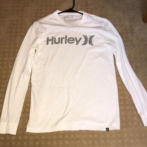 White Hurley long sleeve t-shirt