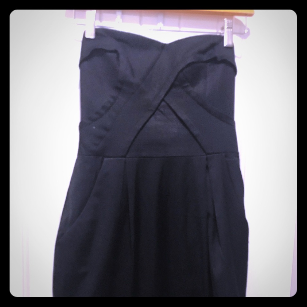 Bebe short black dress