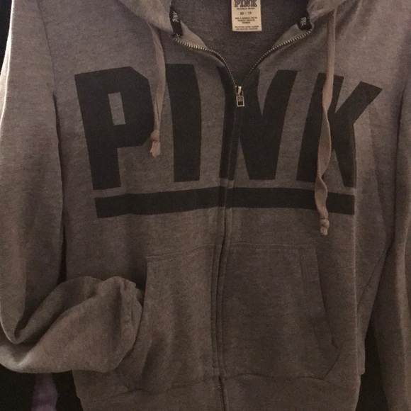 PINK zip up hoodie - Picture 3 of 3