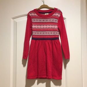 Toddler Girls Mini Boden Sweater Dress Size 2y-3y