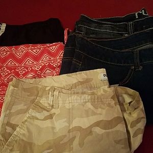 5 pairs of short various sizes