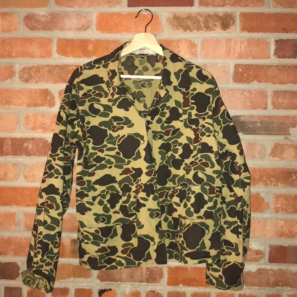 Vintage Camo Button Up