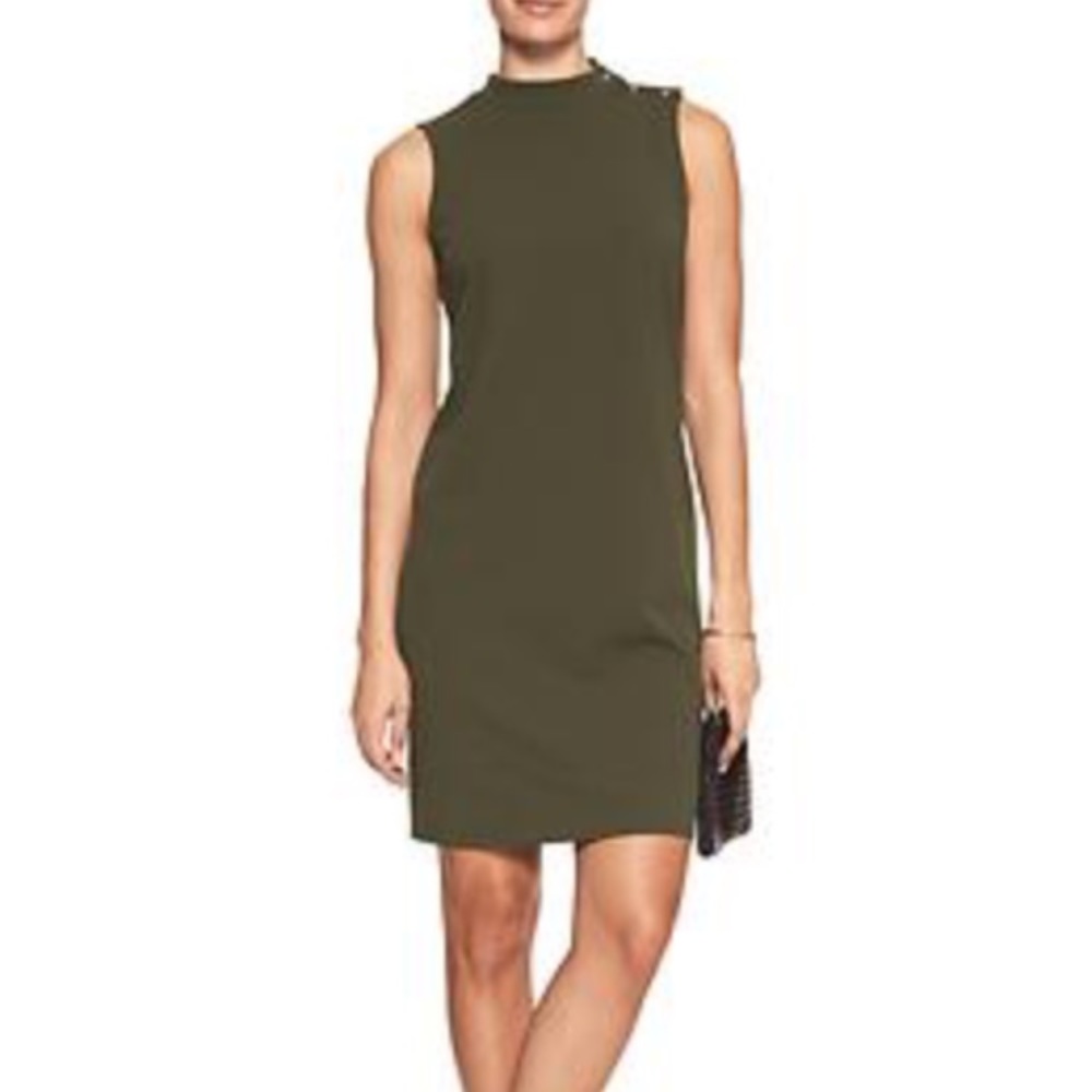 Banana Republic Military Sheath Dress, New w/ Tags