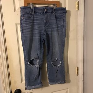 American Eagle Artist Crop Stretch Jeans